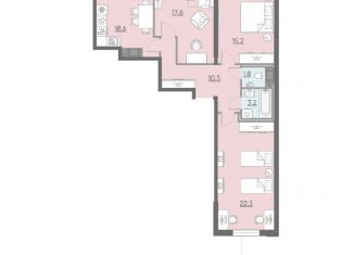 Продам 3-комнатную квартиру, 90.6 м2, Санкт-Петербург, ЖК Цивилизация на Неве