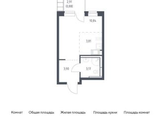 Продаю квартиру студию, 22.6 м2, поселение Рязановское