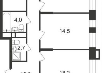 Продам 4-комнатную квартиру, 107.1 м2, Московский, 7-я фаза, к2