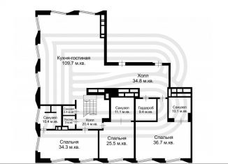 Продам 5-комнатную квартиру, 471 м2, Москва, Садовническая улица, 29, ЖК Балчуг Резиденс