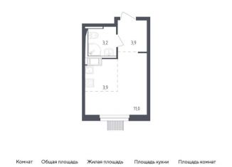 Продам квартиру студию, 22 м2, Мытищи, жилой комплекс Мытищи Парк, к4.2, ЖК Мытищи Парк