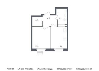 Продается 1-комнатная квартира, 31.2 м2, Москва, проспект Куприна, 36к1