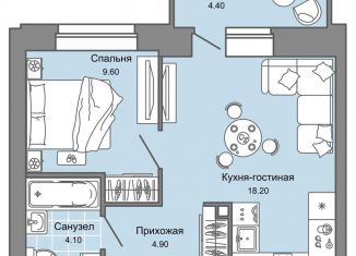 Продам двухкомнатную квартиру, 38 м2, Пермский край