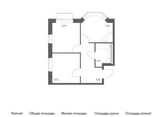 2-ком. квартира на продажу, 41.9 м2, Москва, метро Кантемировская