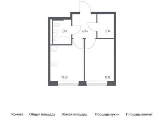 Продам однокомнатную квартиру, 32.8 м2, Москва