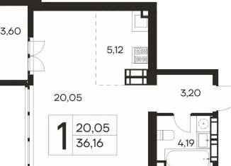Продам 1-комнатную квартиру, 36.2 м2, Ялта