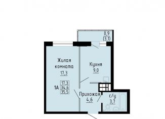 Продаю 1-комнатную квартиру, 35.5 м2, Новосибирск, улица Петухова, 162, Кировский район