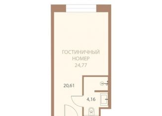Продам 1-комнатную квартиру, 24.8 м2, Липецкая область
