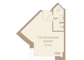 Продам однокомнатную квартиру, 21 м2, Липецкая область