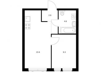 Продажа 1-комнатной квартиры, 32.7 м2, Владивосток