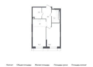 Продается 1-ком. квартира, 54.8 м2, городской округ Красногорск, жилой комплекс Спутник, 20