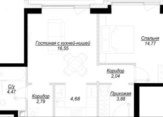 Продажа 2-комнатной квартиры, 49.3 м2, Москва, ЗАО, 1-й Сетуньский проезд, вл10