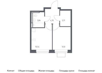 Продается 1-комнатная квартира, 32.3 м2, Ленинский городской округ