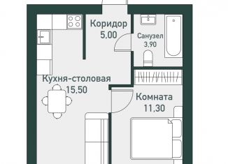 Продается 1-ком. квартира, 36.5 м2, Челябинская область