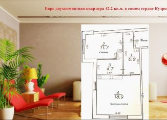 Продаю 2-комнатную квартиру, 42.2 м2, Ленинградская область, Пражская улица, 9