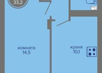 Продажа однокомнатной квартиры, 33.2 м2, Пермский край, шоссе Космонавтов, 309А