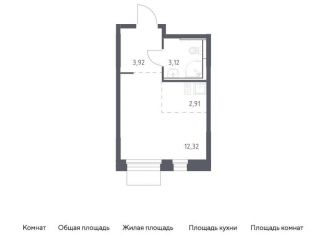 Продажа квартиры студии, 22.3 м2, Мытищи, жилой комплекс Мытищи Парк, к5