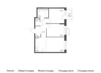 Продаю 2-комнатную квартиру, 52.6 м2, Москва, Молжаниновский район