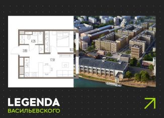 Продам 1-комнатную квартиру, 36.3 м2, Санкт-Петербург, Кожевенная линия, 39к5, метро Горный институт