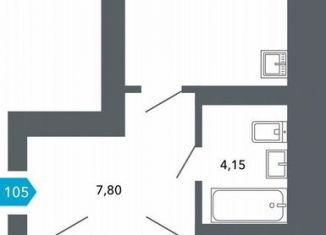 1-ком. квартира на продажу, 50.5 м2, Чита, Нерчинско-Заводская улица, 6/8