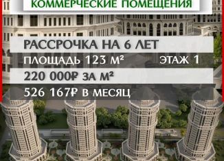 Продажа помещения свободного назначения, 123 м2, Грозный, Старопромысловское шоссе, 7, Шейх-Мансуровский район