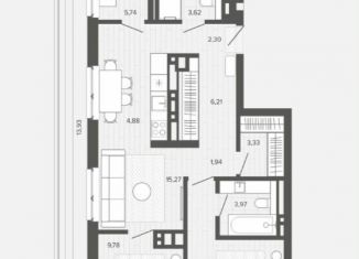 Продам 3-комнатную квартиру, 83.4 м2, Мурманская область, улица Адмирала Сизова, 20