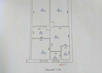 Продаю квартиру со свободной планировкой, 80 м2, Краснодар, Рашпилевская улица, 119