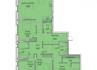 Продается 4-комнатная квартира, 164.1 м2, Екатеринбург, Машинная улица, 1В/3, Машинная улица