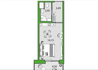 Продаю квартиру студию, 21.9 м2, Санкт-Петербург, Дворцовая площадь, метро Адмиралтейская