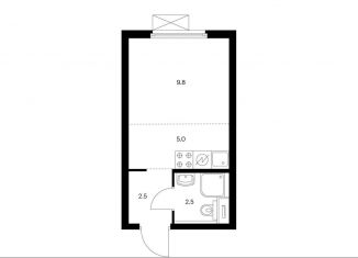 Продам квартиру студию, 19.8 м2, Москва, Люблинская улица, 78к2, ЮВАО