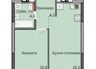 Продаю 1-комнатную квартиру, 35.2 м2, Ижевск