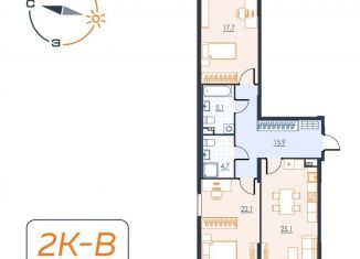 Продам двухкомнатную квартиру, 90.6 м2, Екатеринбург, ЖК Архитектон