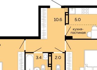 Продажа 3-комнатной квартиры, 64.8 м2, Пермский край, улица Куйбышева, 135