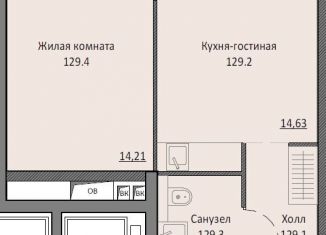 1-комнатная квартира на продажу, 38.2 м2, Москва, Автозаводская улица, 24к1, метро Тульская