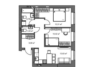 Продается двухкомнатная квартира, 54.1 м2, село Ленино, Рудничная улица