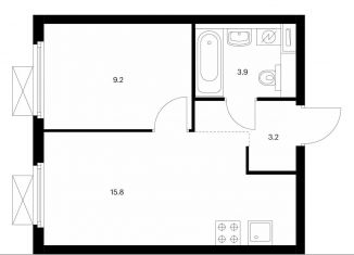 Продажа 1-ком. квартиры, 32.1 м2, Котельники, ЖК Кузьминский Лес