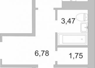 Продам однокомнатную квартиру, 38.2 м2, деревня Борисовичи, улица Героя России Досягаева, 1, ЖК Европа