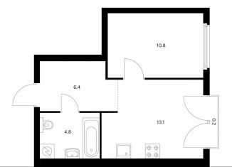 Продам 1-комнатную квартиру, 35.3 м2, Москва, ЖК Барклая 6