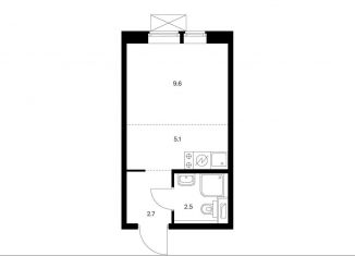 Продается квартира студия, 19.9 м2, рабочий посёлок Дрожжино, Южная улица, 11