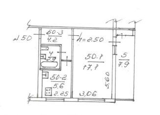 Продажа 1-ком. квартиры, 37 м2, Алупка, улица Ульяновых, 14