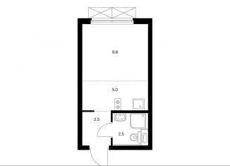 Продаю квартиру студию, 19.8 м2, Москва, жилой комплекс Руставели 14, к1/2, метро Дмитровская