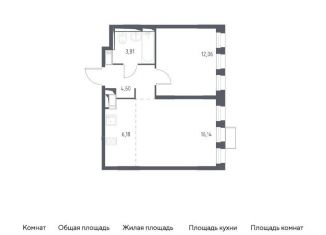 Продаю 1-комнатную квартиру, 42.8 м2, Московская область, жилой комплекс Горки Парк, к4.1
