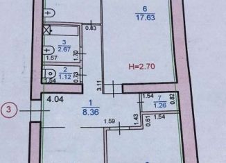 Продажа 3-комнатной квартиры, 71.2 м2, село Вознесеновка, улица Жилмассив, 3