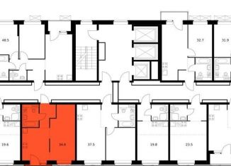 Продажа 1-комнатной квартиры, 34.6 м2, Екатеринбург, жилой комплекс Космонавтов 11, 4.2, ЖК Космонавтов 11