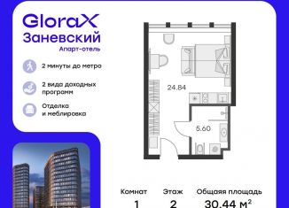 Продажа квартиры студии, 30.4 м2, Санкт-Петербург, метро Ладожская