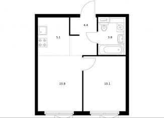 Продажа 2-ком. квартиры, 34.2 м2, Котельники