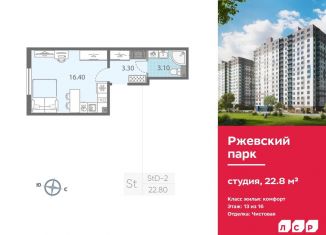 Квартира на продажу студия, 22.8 м2, Ленинградская область