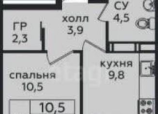 Продается 1-ком. квартира, 31 м2, деревня Столбово, проспект Куприна, 36к1