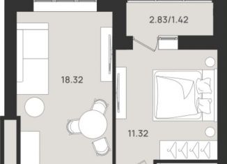 Продажа 1-комнатной квартиры, 38.5 м2, Калининградская область