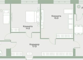 Продаю трехкомнатную квартиру, 81.4 м2, Курганская область, улица Витебского, 5